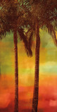 Sunset Palms II Print by John Seba