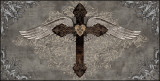 Cross with Wings Plakater af Brandon Glover Cross with Wings Plakater af Brandon Glover
