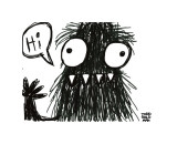 Hi Monster Poster von Todd Goldman