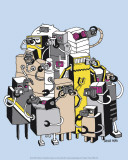 Robots 2 Affiche par Ghica Popa