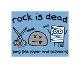 Rock Is Dead Prints by Todd Goldman