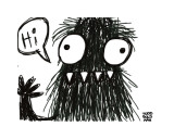 Hi Monster Pósters por Todd Goldman