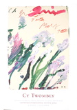 Nicola's Iris Art by Cy Twombly