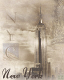 New York Travelogue Poster von Ben James
