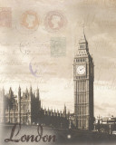London Travelogue Posters af Ben James