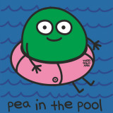 Pea In Pool Láminas por Todd Goldman