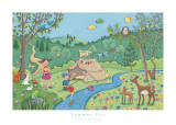 Summer Fun Posters by Sophie Harding