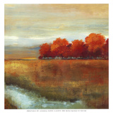 Orange Treescape II Posters by Allison Pearce