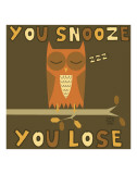 Snooze Loose Owls Kunstdrucke von Todd Goldman
