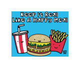 Happy Meal Lámina por Todd Goldman Happy Meal Lámina por Todd Goldman