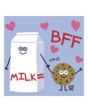 BFF Milk and Cookie Posters tekijänä Todd Goldman
