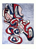 Ciseaux V Sérigraphie par Jean Dubuffet