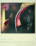 Mostly Mozart Serigraph by Judith Murray