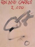 Roland Garros Affiches par Antoni Tapies
