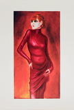 Portrait of the Dancer Anita Berber Affiche par Otto Dix