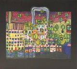 House in Vienna Collectable Print by Friedensreich Hundertwasser