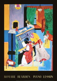 The Piano lesson Posters par Romare Bearden