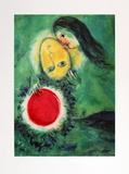 Paysage Vert Collectable Print par Marc Chagall