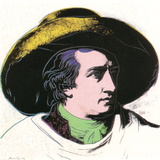 Goethe Black and Yellow (Lg) Reproductions pour les collectionneurs par Andy Warhol