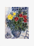 Vase De Fleurs Collectable Print par Marc Chagall