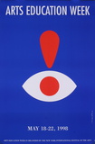 Arts Education Week Poster par Milton Glaser