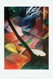 Deer in the Woods II Posters by Franz Marc