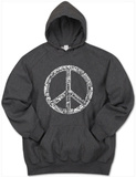 Hoodie: Peace in 77 Languages T-shirts