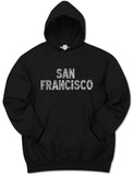 Hoodie: San Francisco Neighborhoods T-paita