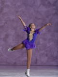 Young Female Figure Skater Photographic Print