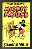 Steamboat Willie Poster