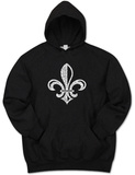 Hoodie: Saints Go Marching In Fleur De Lis Vêtement
