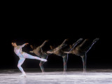 Sequence of Female Figure Skater in Action Fotografie-Druck