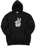 Hoodie: Give Peace a Chance Fingers T-Shirts
