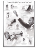 Famous African-Americans Reproduction procédé giclée Premium