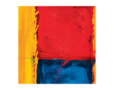 Abstract Composition in Red Premium giclée print van Carmine Thorner