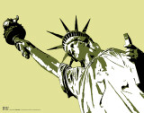 Steez - Lady Of Liberty Masterprint by Steez 