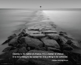 Ocean - Rocky Path Quote Photo