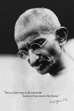 Gandhi - Live Forever Poster