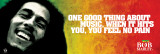 Bob Marley - Music Plakát