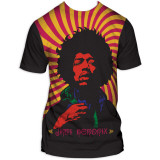 Jimi Hendrix - Swirl Poster Tshirt