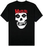 Misfits - Red logo Misfits skull T-shirts