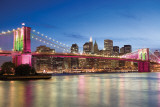 Brooklyn Bridge At Night Plakater