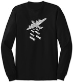 Long Sleeve: Drop Beats Not Bombs T-Shirt