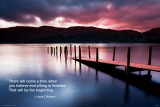 Beach - Dock Quote Posters