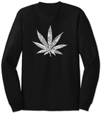Long Sleeve: Marijuana Leaf T-Shirt