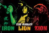 Bob Marley - Iron Lion Zion Kunstdruck
