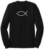 Long Sleeve: Jesus Fish T-Shirt