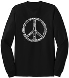 Long Sleeve: Peace in 77 Languages Vêtements