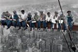 Lunch on a Skyscraper - Colour Kunstdruck