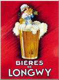 Bieres De Longwy Plaque en métal